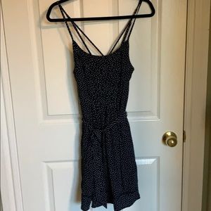 Abercrombie & Fitch. Black with white polka dot dress. Size M